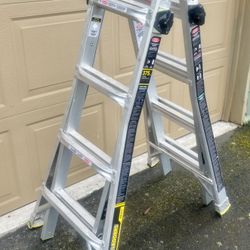 Gorilla MPX17 18-Ft Multi- Position Ladder- 375lb Capacity 