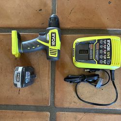 Ryobi Drill 12v 3/8” Compact Drill With Charger