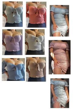 Summer tops and dresses