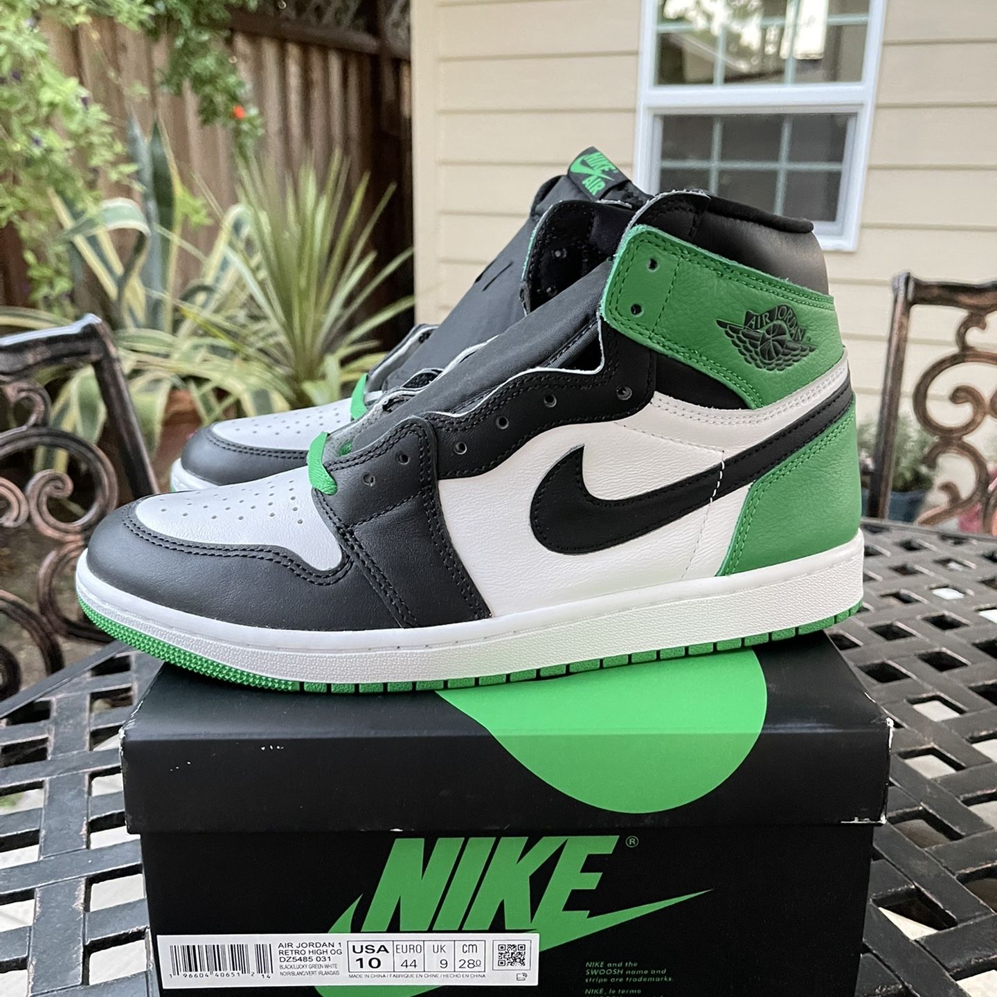 New Nike Jordan 1 Retro High OG Lucky Green Men Size