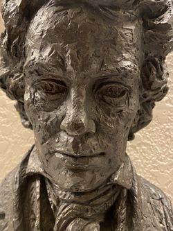 Sculpture Of Beethoven Bust 1961 Sculpture by Edward Schillaci Austin Productions - $30