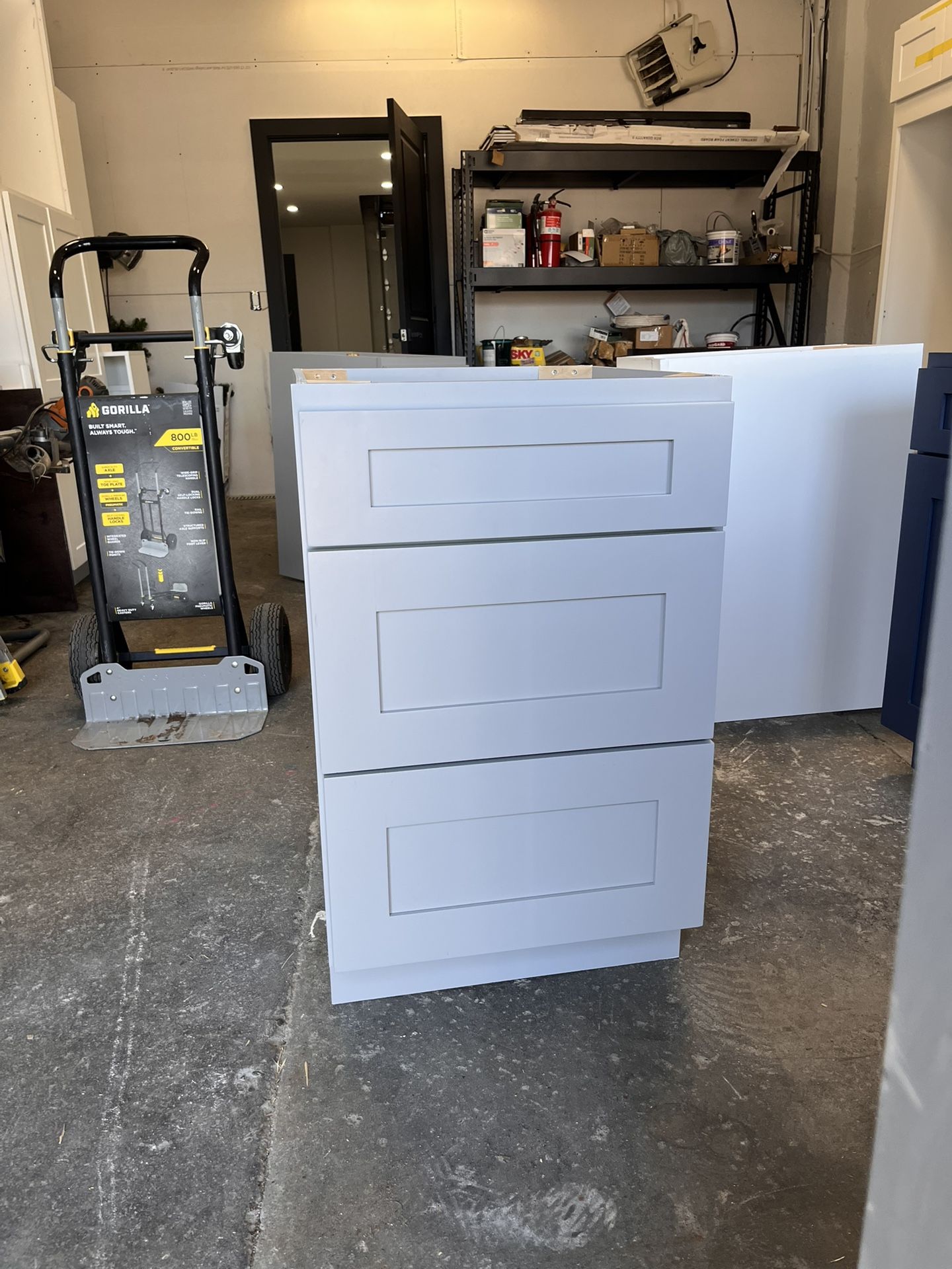 Grey Shaker Drawer Base 