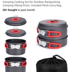 Alocs New Camping Cookware Set