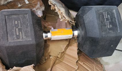 CAP Barbell, 65lb Coated Hex Dumbbell, Single