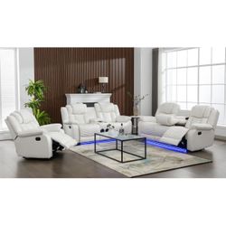 Reclinables Lucky Charm White 🚛😱😄😍