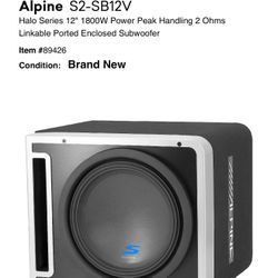 Alpine Subwoofer