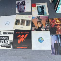 10 Vinyl Records $50 PROMO NOT FOR SALE COPIES 