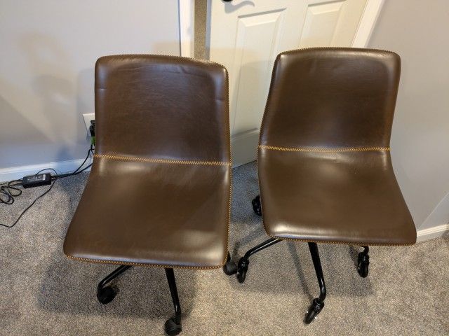 Faux Leather Desk Chairs