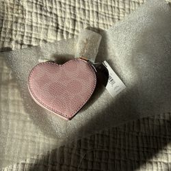 Coach Powder pink bag charm