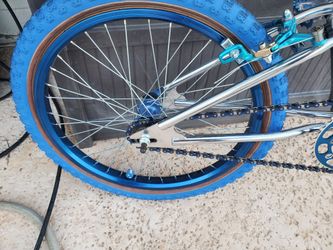Potence GT BMX Vintage En Alliage Forgé Bleu - Old School NOS (New Old Stock) - Tige 21.1
