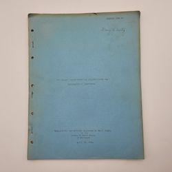 Patapsco River Historic Technical 1934 Engineering Report Baltimore Water Supply