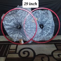 NEW Bicycle Bmx Cruiser Wheels 29" Anodized Red