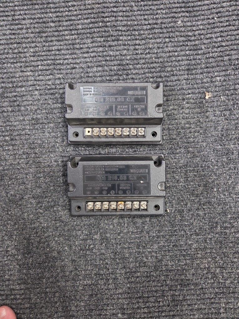 MB Quart Passive Crossover Set Old School Car Audio