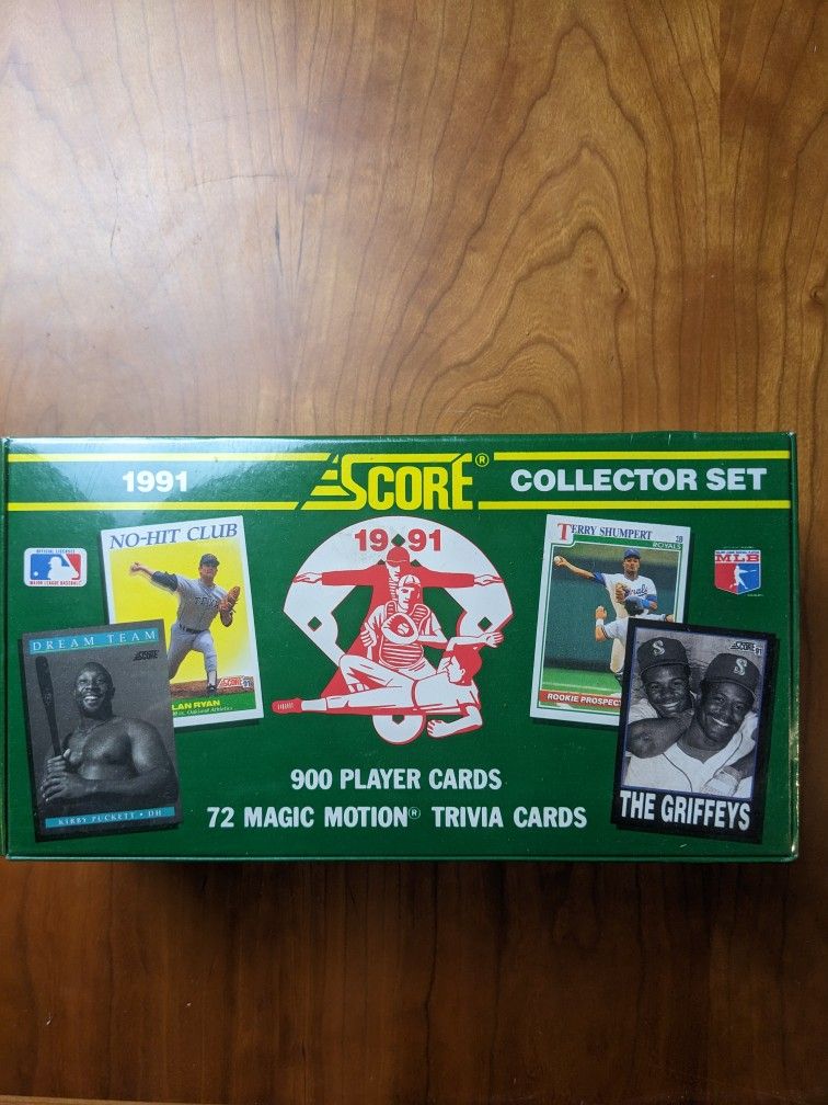 '91 Score Collectors Set Baseball Cards