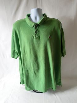 Disney's Mickey Mouse men's green polo shirt size 2XL