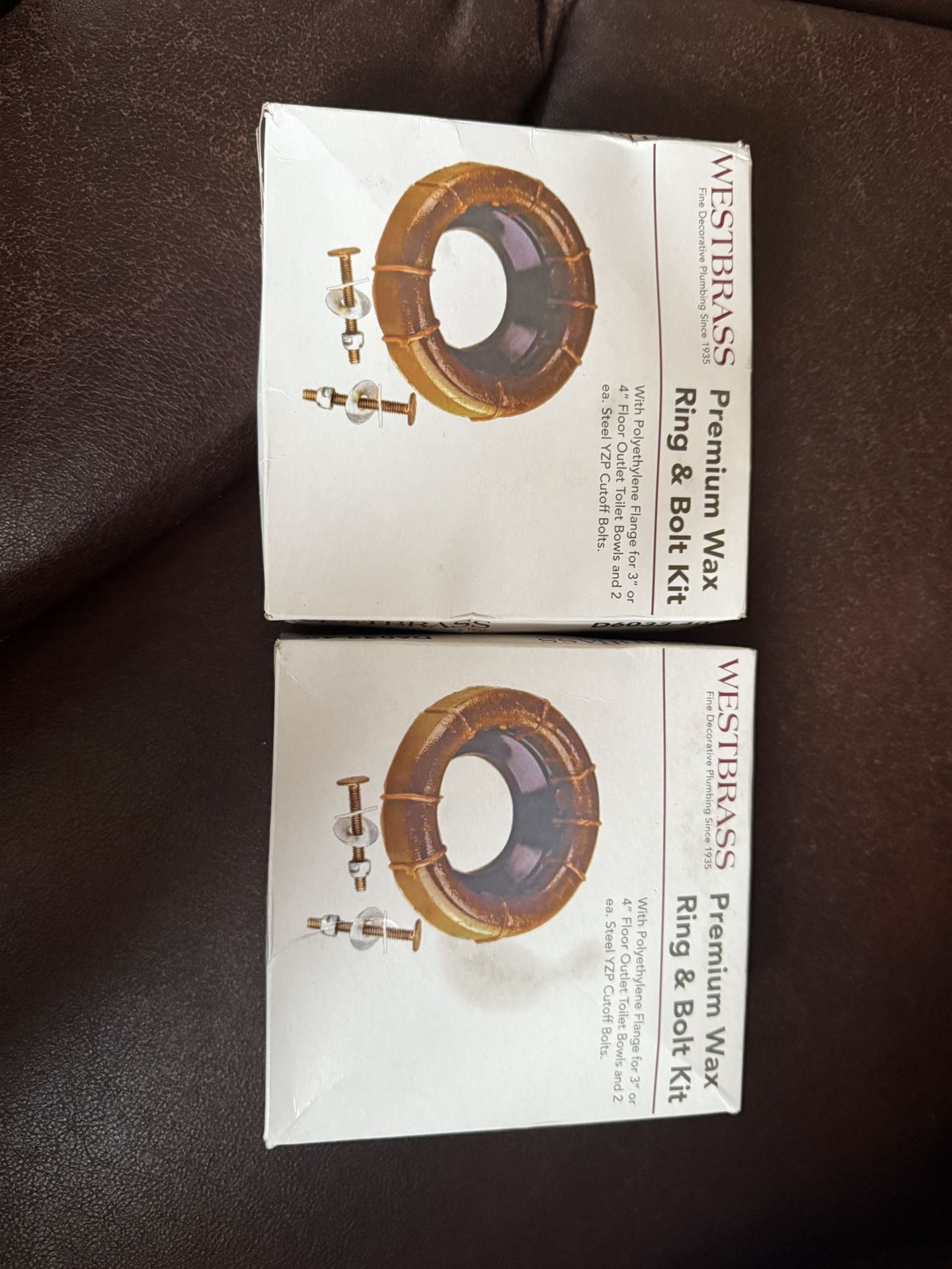 WESTBRASS INAS Premium Wax Ring & Bolt Kit