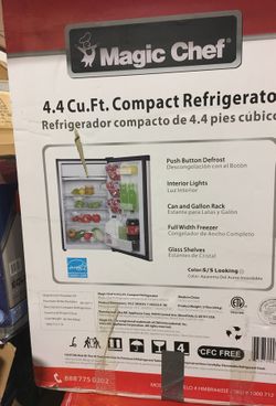 4.4 cu.ft. Compact refrigerator