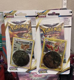 Pokemon TCG: Brilliant Stars Promo Blister Eevee and Applin 