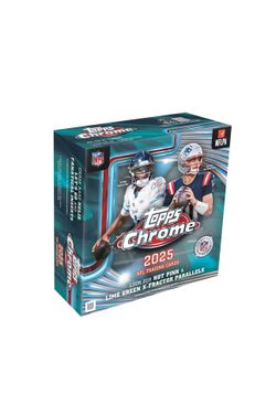 2025 TOPPS CHROME FOOTBALL MEGA BOX