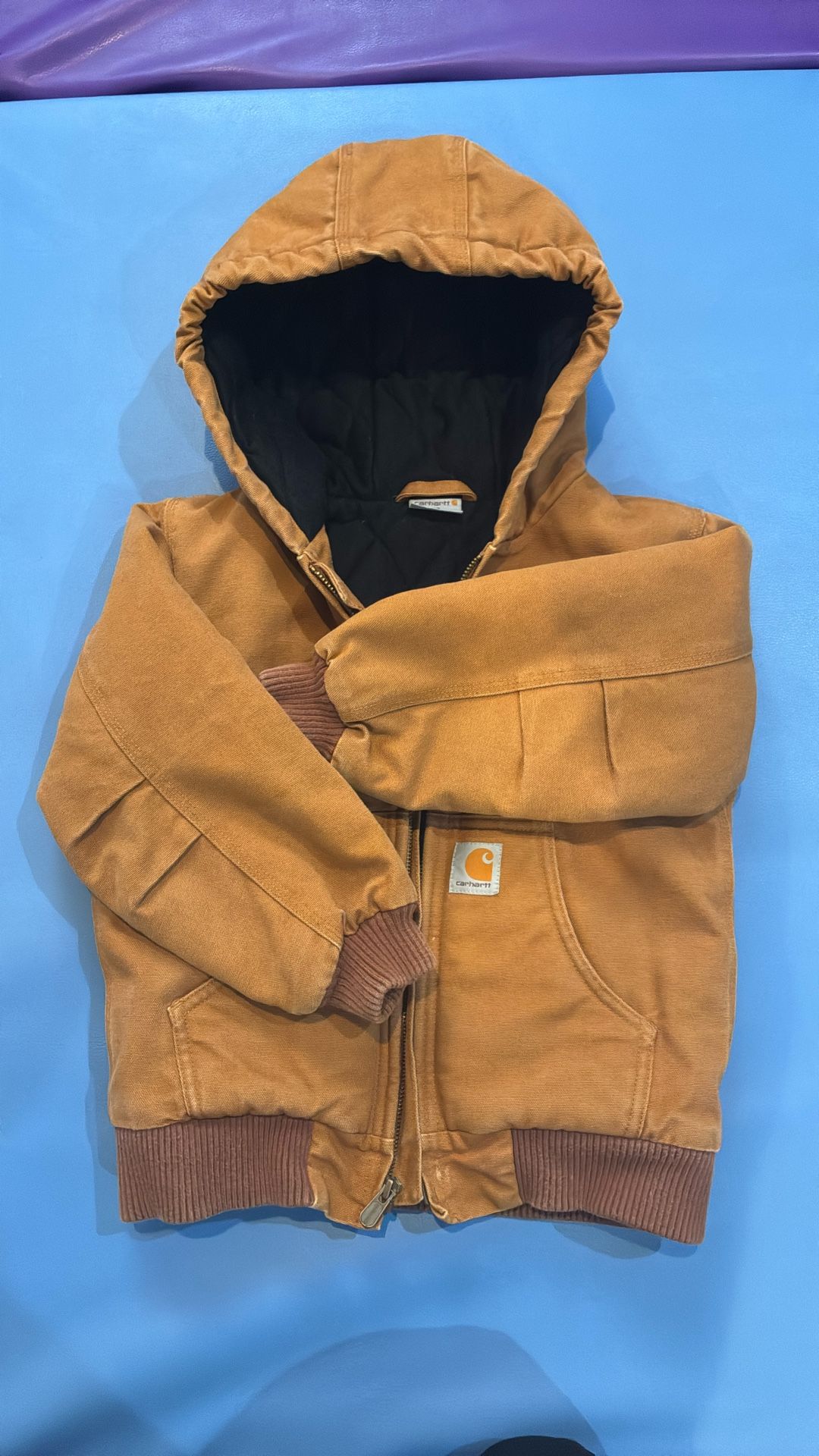 Carhartt Boys Canvas Jacket XS 6