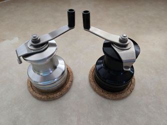 Cole and Mason Boat Winch Salt and Pepper Grinders