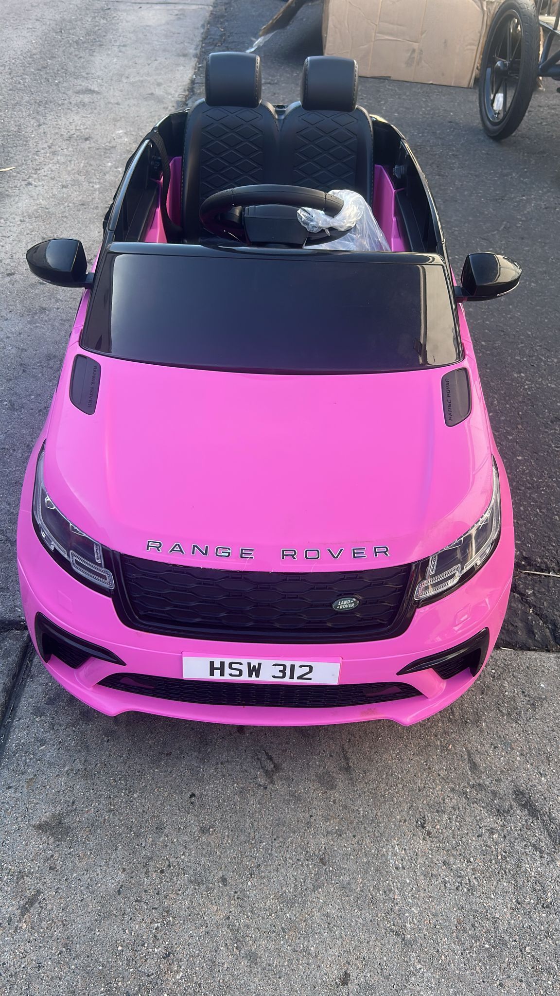 TOBBI 12V Range Rover Velar Coche para Niños con Licencia y Mando a Distancia de 3 a 6 Años Juguete Rosa para Niños Pequeños $175
