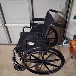 Mckesson Lightweight Black Wheelchair