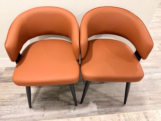 Leather dining chairs NEW