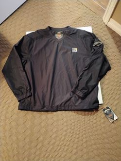 Callaway Golf Tour Black V-Neck Long Sleeve Pullover Windbreaker Jacket Size XXL
