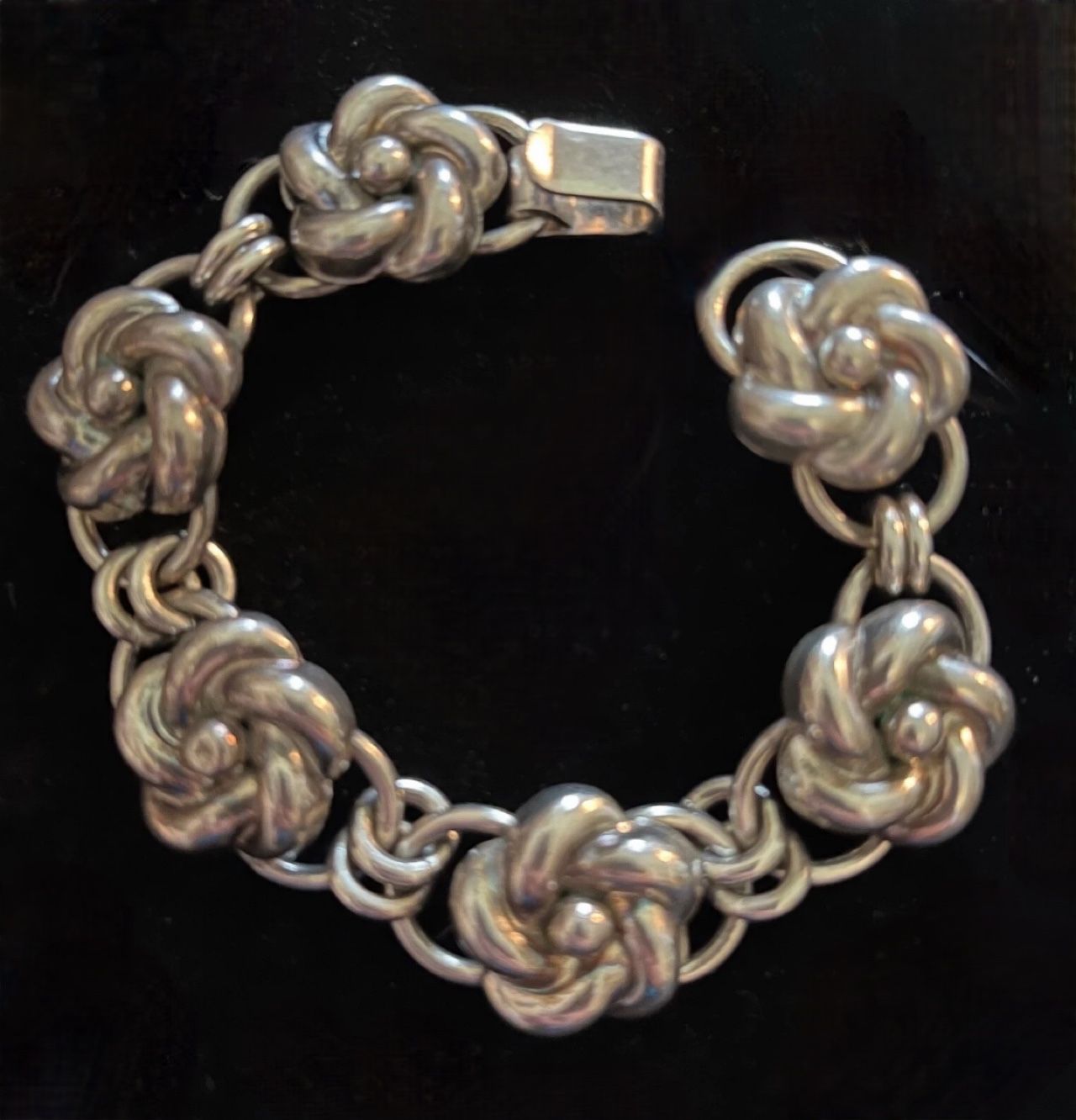 Alphonse LaPaglia Sterling Silver Bracelet - 1950s Vintage Designer