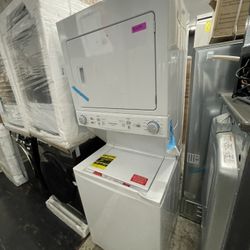 Frigidaire 27β Washer And Dryer Stackable In White New Open Box Electric