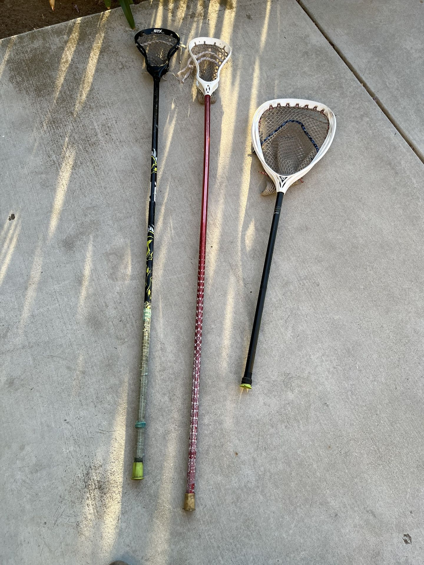 Used Lacrosse sticks
