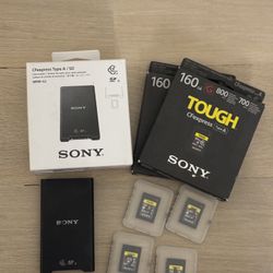 Sony Tough CF-Express Type A 160GB + Sony Card Reader 