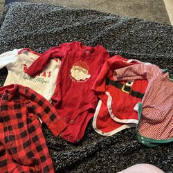 Christmas Baby Clothes Size 6-9 Months 