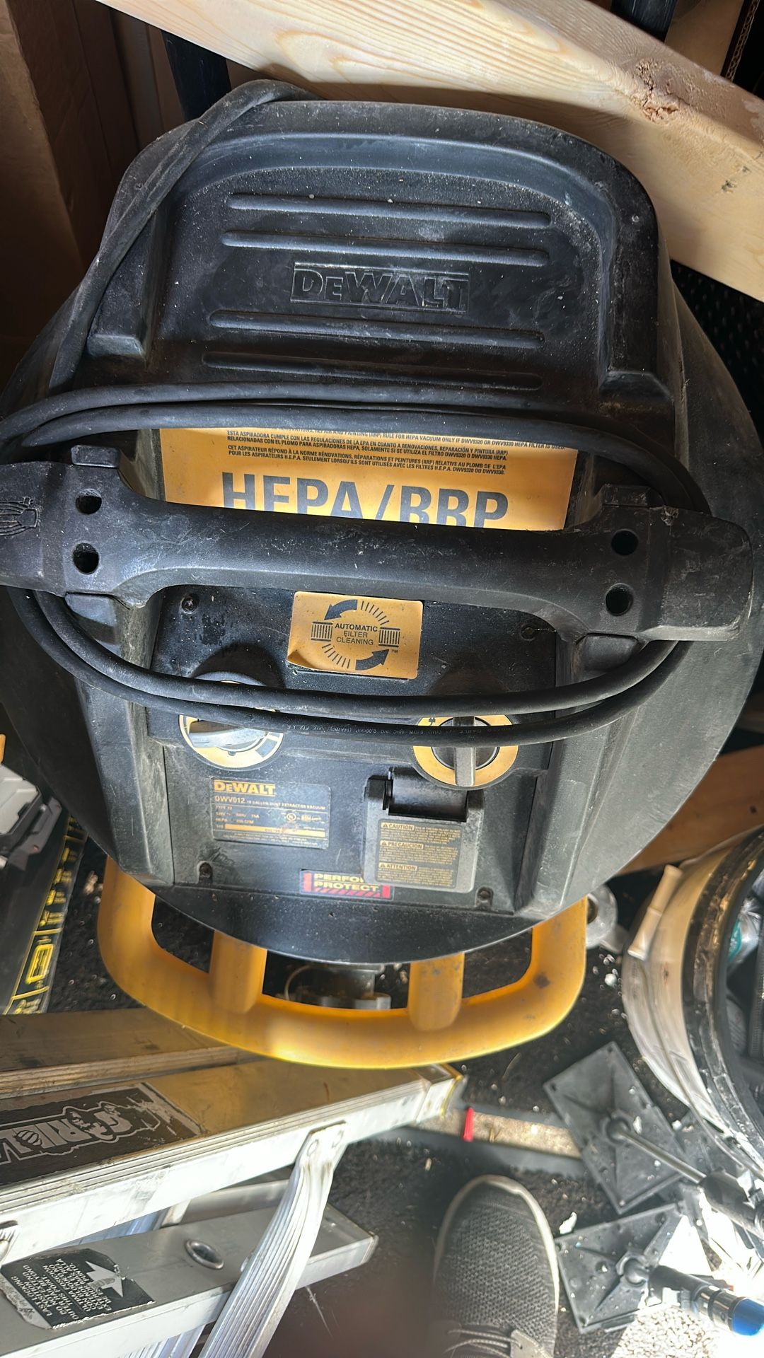 Vacuum Dewalt 
