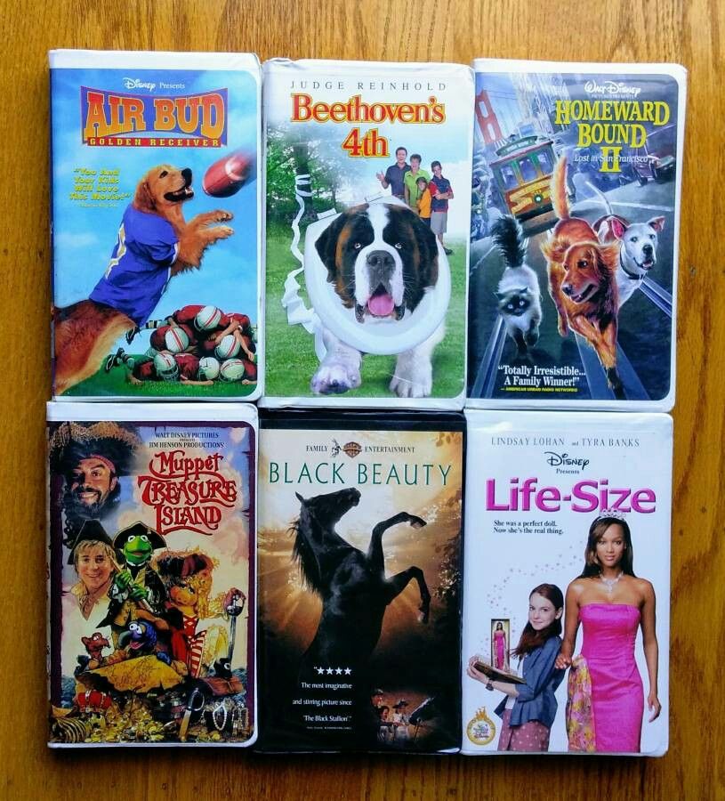 Classic vintage original Disney VHS video cassette children's kids movies films cinema