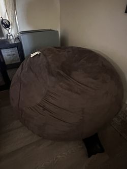 Large Brown Bean Bag Chair