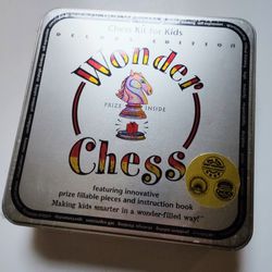 Wonder Chess - Chess Kit for Kids - Deluxe Edition in Tin - NEW