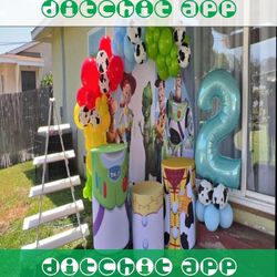 Charm Events with Creative Birthday Balloon Art institution whom