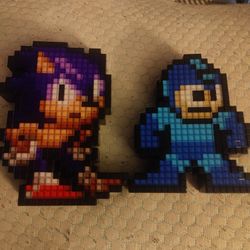 Pixel Pals Set Sonic And Megaman