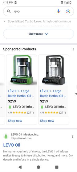 Levo herb oil infuser