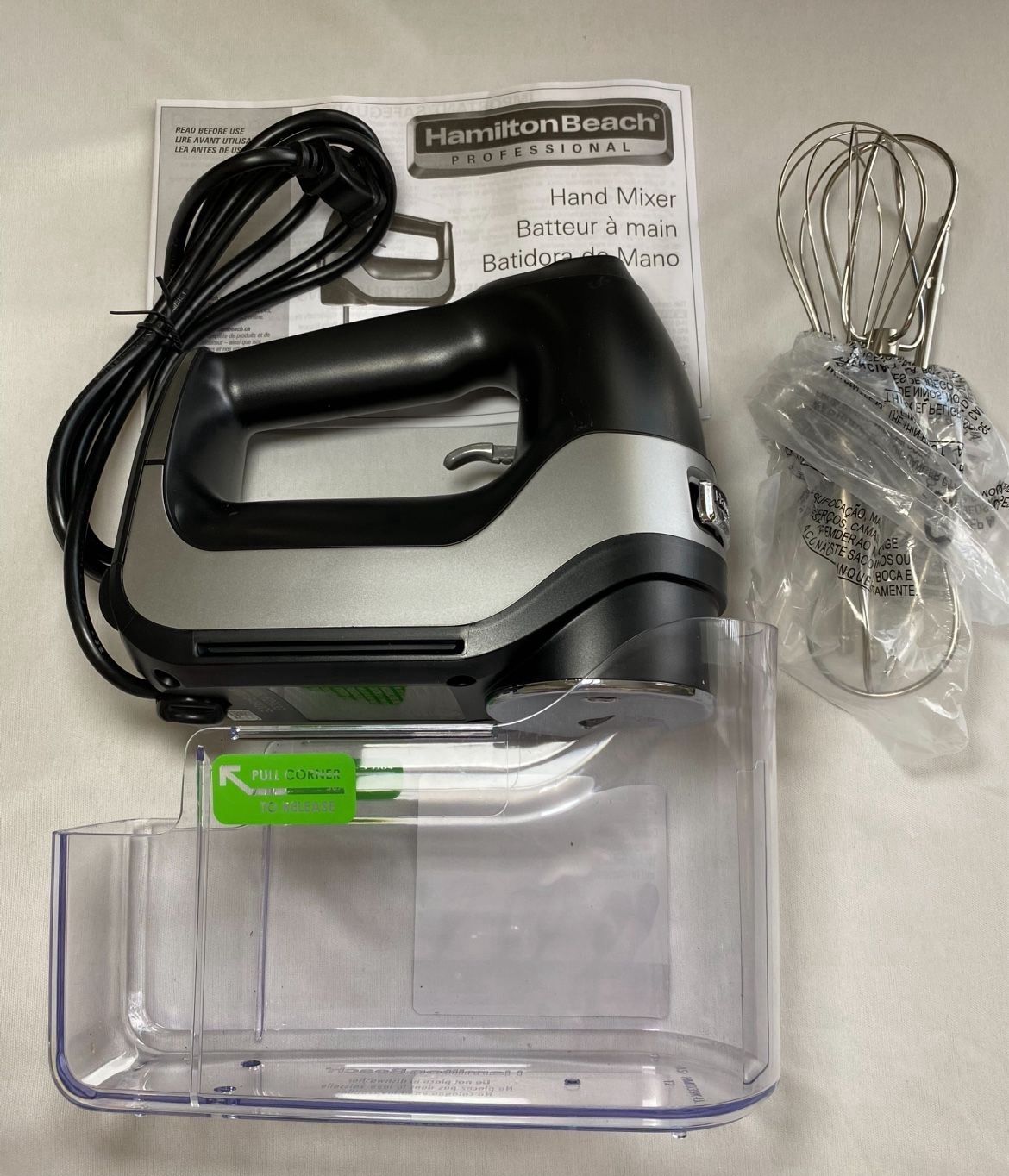 Hamilton Beach Professional 7-Speed Digital Electric Hand Mixer 