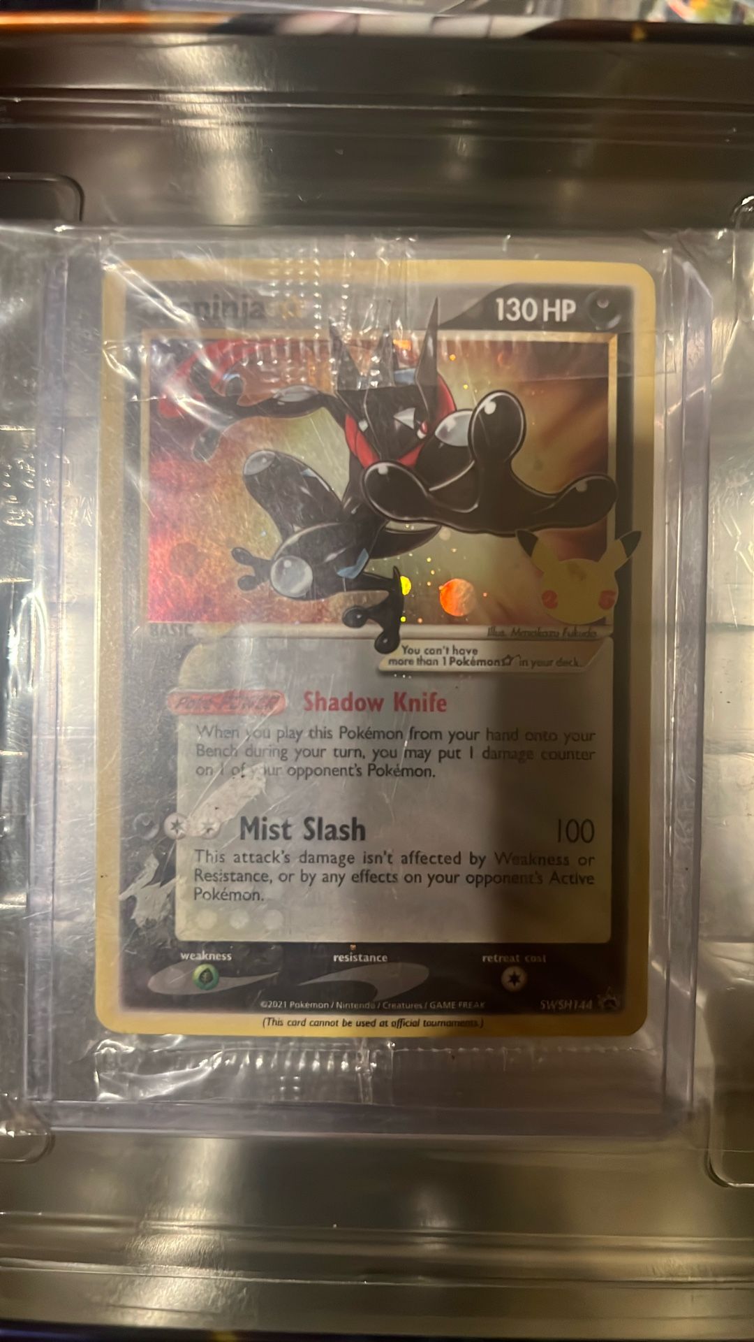 Greninja Star SWSH144 Celebrations Promo ( Sealed ) 