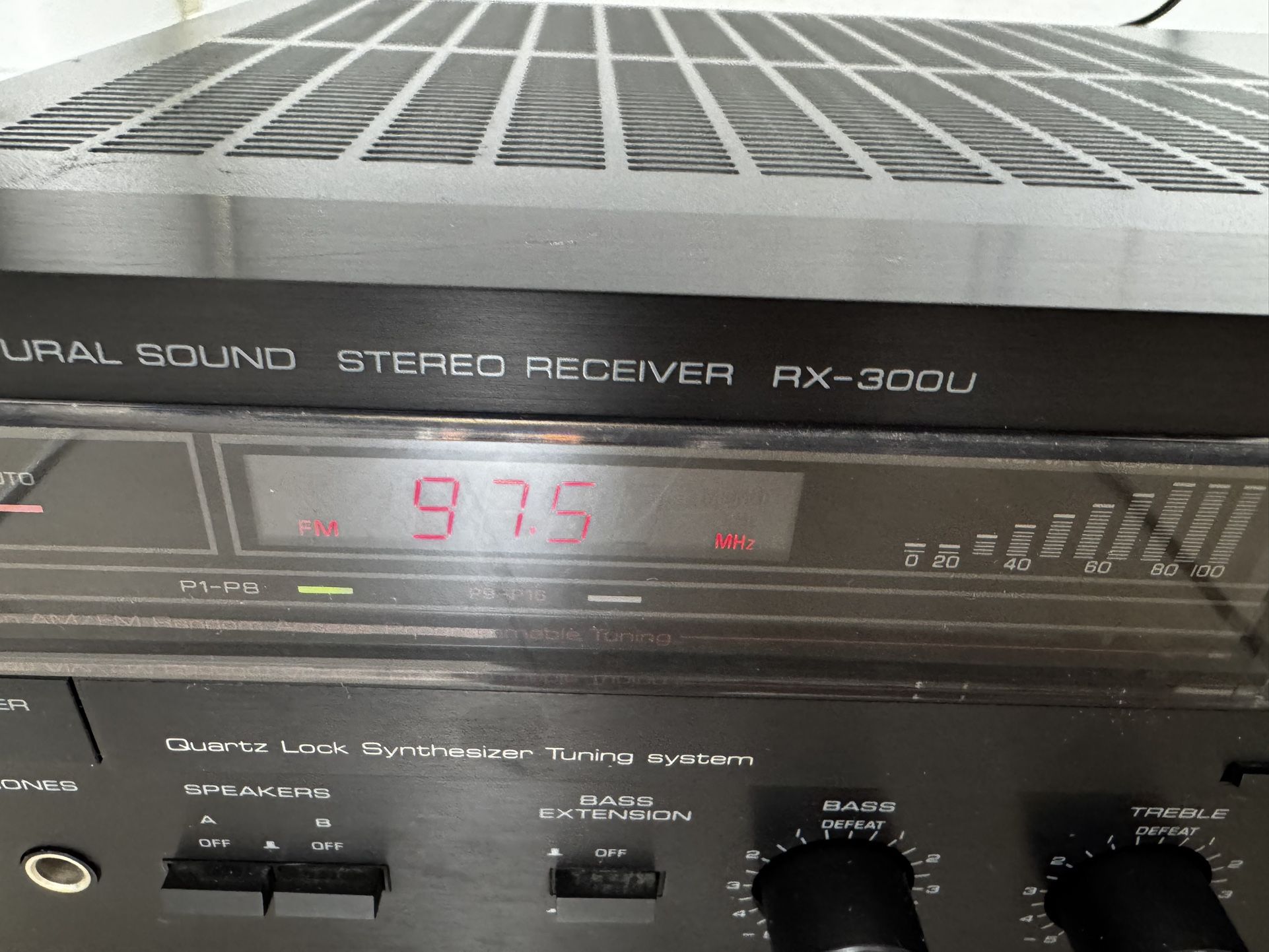 Yamaha RX-300U Natural Sound Stereo Receiver -Tested & Working