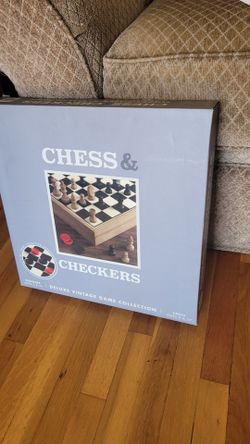 Chess and checker board game brand new