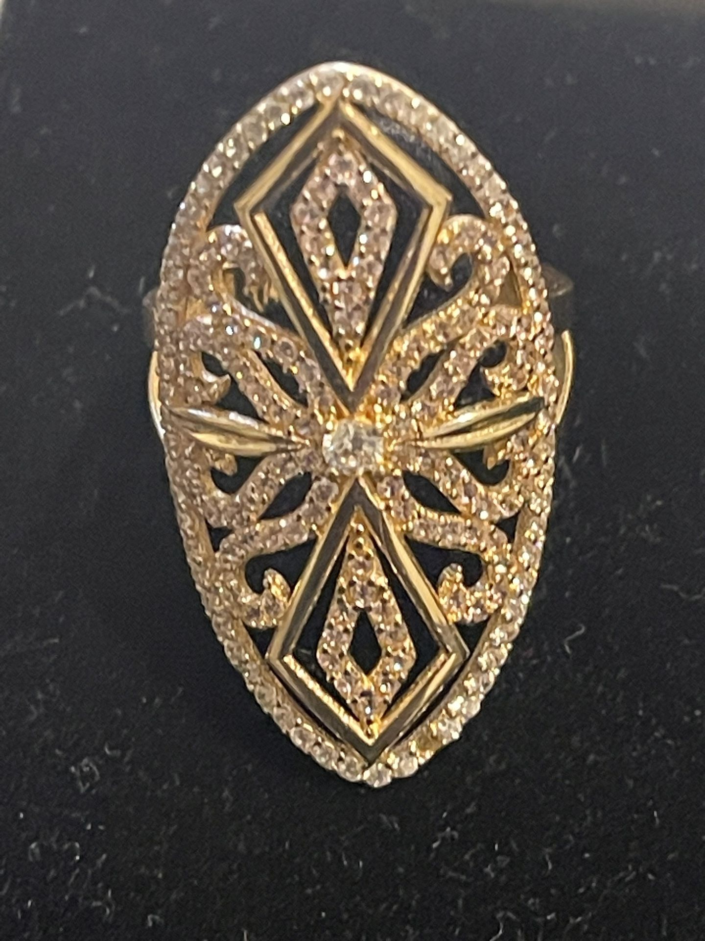 14k Ring π W/Diamonds