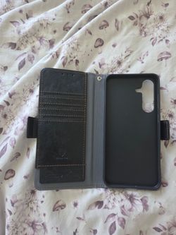 Samsung S25 FE Leather Wallet Case