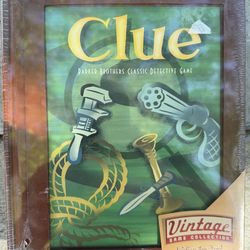 *Sealed* *Rare* Vintage Clue board game in wooden box