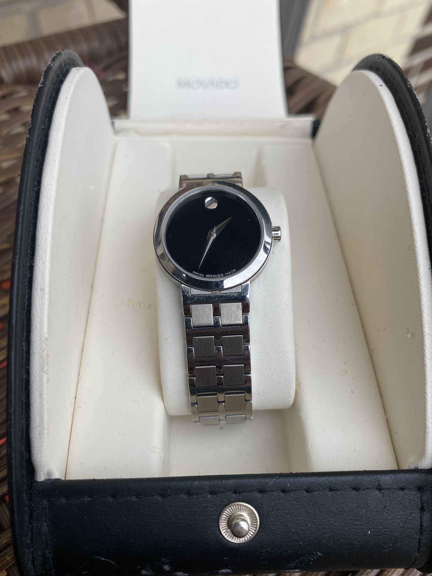 Ladies Movado Sports Edition 84 A1 1831 Steel Silver Dial Quart 25mm Watch,All Products : American Fashion Style Bags On Sale