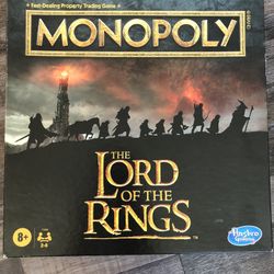 The Lord Of The Rings Monopoly